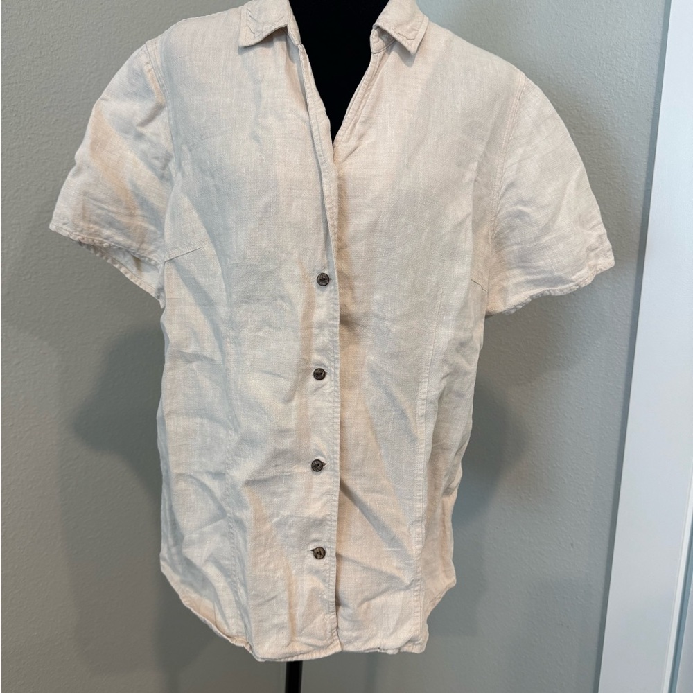 Men's Casual Beige Shirt